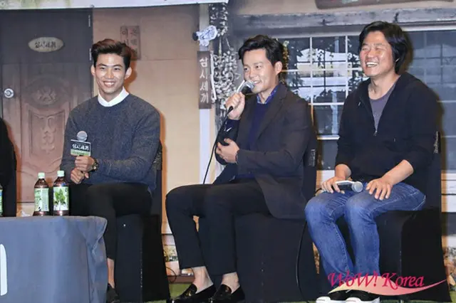 左から「2PM」テギョン、俳優イ・ソジン、ナ・ヨンソクPD