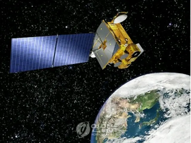 韓国初の気象衛星となる通信海洋気象衛星＝（聯合ニュース）