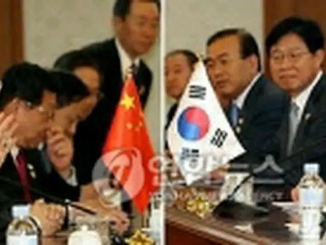 韓中首相会談のようす＝29日、ソウル（聯合ニュース）