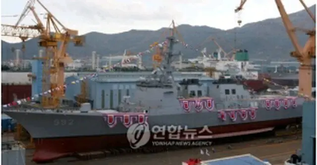 韓国２隻目のイージス駆逐艦「栗谷李珥」＝（聯合ニュース）