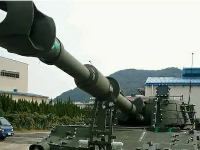 韓国軍のK－55自走砲（資料写真）＝（聯合ニュース）