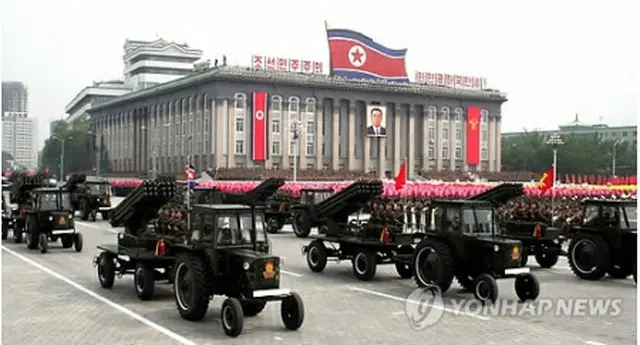 北朝鮮の軍事パレード（資料写真）＝（聯合ニュース）