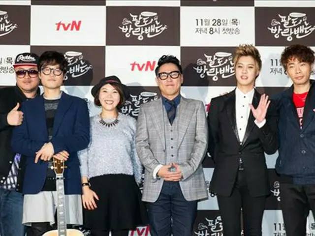 tvN「八道放浪バンド」出演者たち