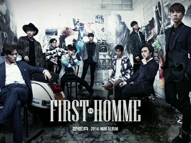 「ZE:A」　NEW ALUBM「First Homme」ジャケット写真