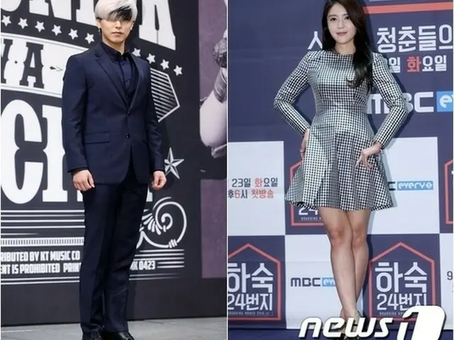 韓国アイドルグループ「SUPER JUNIOR」ソンミンとミュージカル女優キム・サウンが結婚説が浮上した（提供:news1）