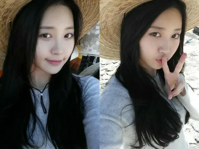 韓国ガールズグループ「Girl's Day」ユラが“セルカの詐欺師”という別名にふさわしく人形のような美貌を公開した。写真＝ユラのTwitterより（提供:OSEN）