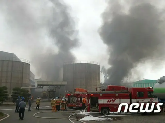 30日昼1時19分頃、蔚山にある発泡スチロール製造業者の工場で火が上がり、約1時間後に鎮火。人命被害は出ていない