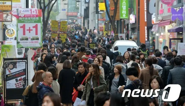 韓国を訪れる中国人観光客が、単一国家としては史上初となる年間500万人を突破した。（提供:news1）