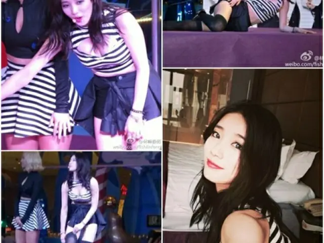韓国ガールズグループ「Miss A」スジの中国公演での衣装が注目を集めている。（画像:news1）