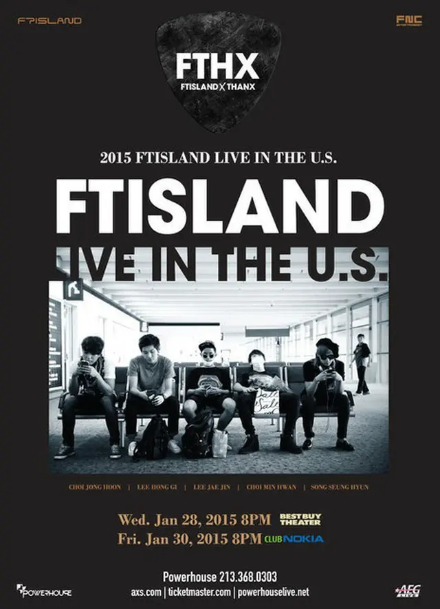 韓国男性バンド「FTISLAND」がファンからの要望で米州ツアーに乗り出す。（提供:OSEN）