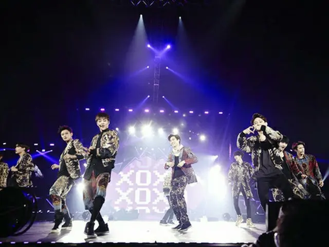 グローバルな人気を誇る韓国人気アイドルグループ「EXO」が、初の単独コンサートツアーの華麗なフィナーレを飾った。（画像:OSEN）