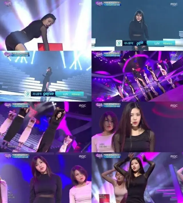 韓国ガールズグループ「Red Velvet」、「AOA」、「Apink」のメンバーたちがセクシーなステージを披露した。（提供:OSEN）