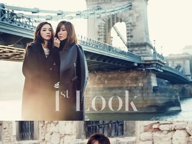 韓国女性デュオ「ダビチ」が来る21日、ミニアルバムでカムバックする中、「1st Look」とタッグを組んでデビュー後、初めてアルバムジャケット写真を画報で同時公開する。（提供:OSEN）