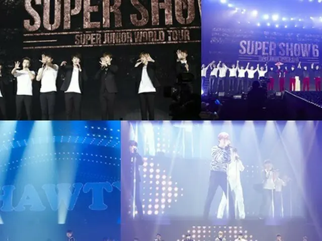 ワールドツアー「SUPER SHOW6」で世界中のファンと触れ合っている人気グループ「SUPER JUNIOR」が、ソウル、東京、香港、北京、台湾、福岡に続き、タイ・バンコク公演も大盛況に終わった。（提供:OSEN）