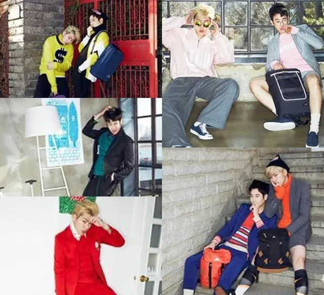 韓国7人組ヒップホップアイドルグループ「Block B」のジコとピオが画報を通じて、はじける魅力をアピールした。（提供:OSEN）