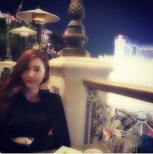 韓国歌手ジェシカ（25）がラスベガスでの近況を公開した。（提供:OSEN）