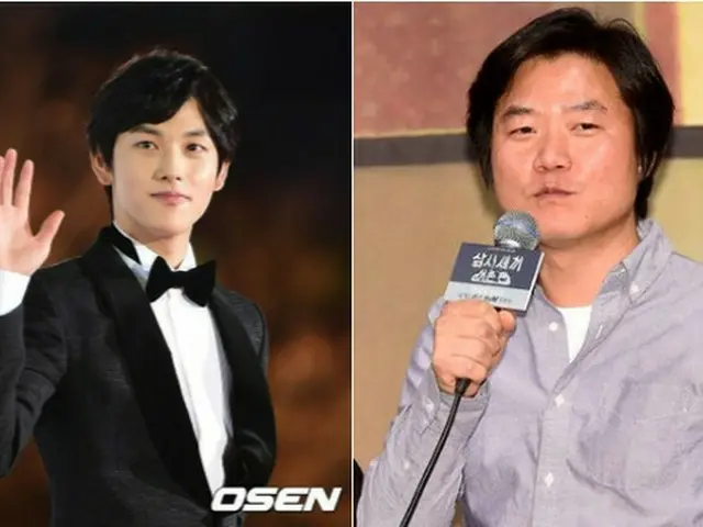 2015韓国ケーブルテレビ放送大賞受賞者が発表された。写真はシワン（左）とナ・ヨンソクプロデューサー（提供:OSEN）