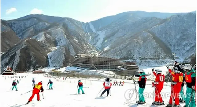 北朝鮮の馬息嶺スキー場＝（聯合ニュース）