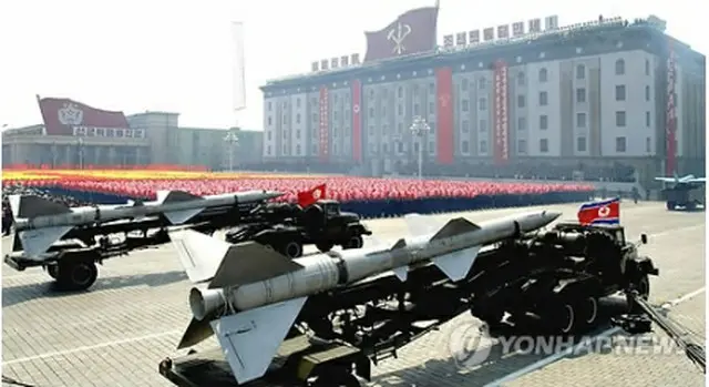 北朝鮮の地対空ミサイル（資料写真）＝（聯合ニュース）