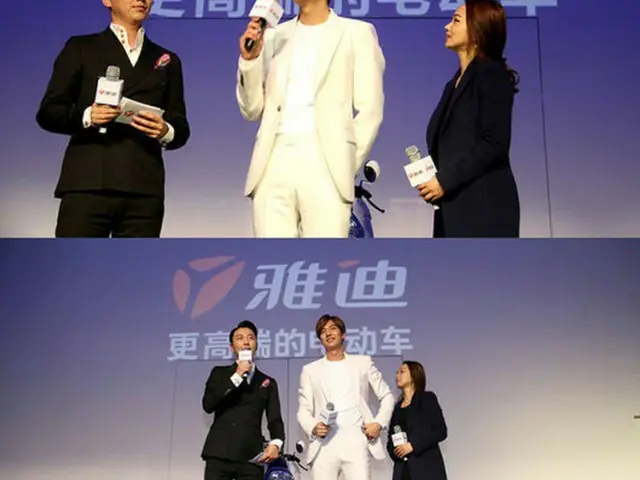 韓国俳優イ・ミンホが中国・天津でおこなわれた広告プロモーションを成功裏に終えた。（提供:OSEN）