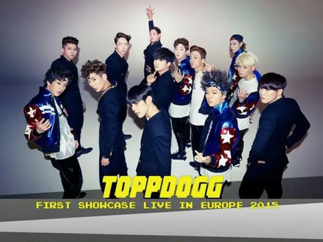 韓国アイドルグループ「ToppDogg」が「World ToppKlass」欧州ツアーを開始する。（提供:OSEN）