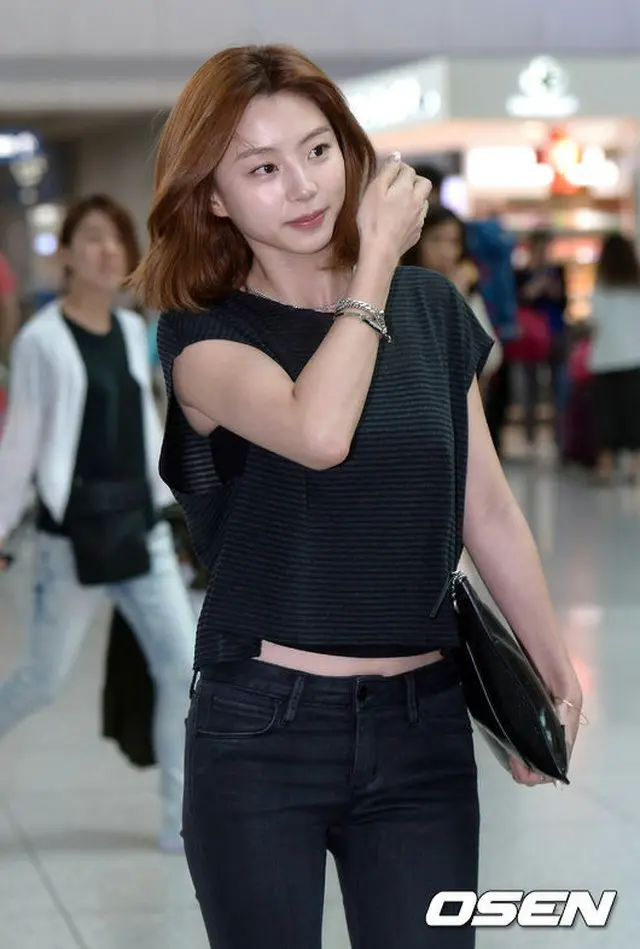 韓国女優パク・スジンがオリーブTV「Tasty Road」イタリア特集の撮影のため、出国した。（提供:OSEN）