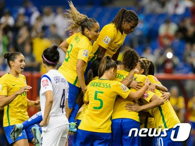 韓国女子サッカー代表チームがブラジルに敗れ、W杯初勝利の夢は次に持ち越された。（提供:news1）