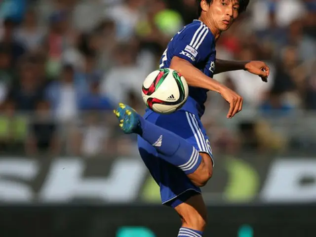 Kリーグ・蔚山現代FCの日本人MF増田誓志（29）の“ノンストップ・ボレーシュート”が5月の「Kリーグ月間ベストゴール」に選定された。（提供:news1）