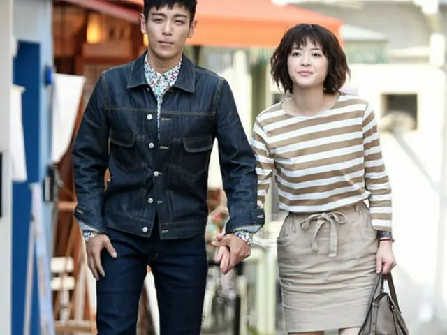 10日午後、ソウル市内のカフェで韓国俳優チェ・スンヒョン（T.O.P/BIGBANG）と日本の女優、上野樹里がドラマ撮影をスタートさせた。