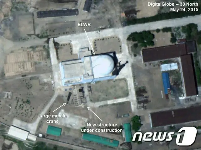 北朝鮮が、延辺（ヨンビョン）核施設に位置した実験用軽水炉（ELWR）隣に電力供給用とみられる新たな施設を建設していることがわかった。