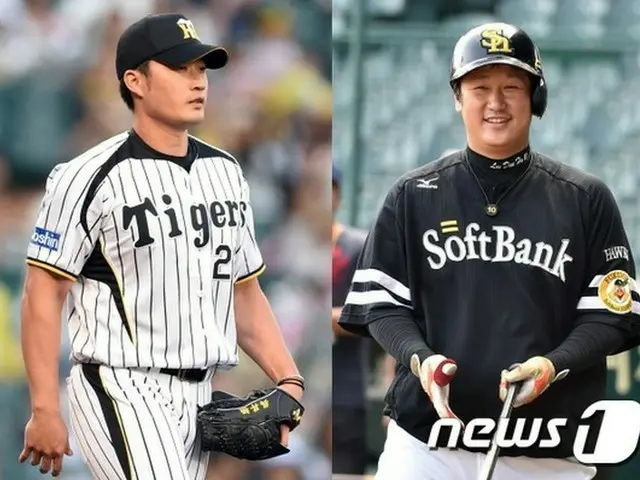 日本プロ野球で活躍しているイ・デホ（李大浩、ソフトバンクホークス）とオ・スンファン（呉昇桓、阪神タイガース）がオールスター戦投票で善戦している。（提供:news1）