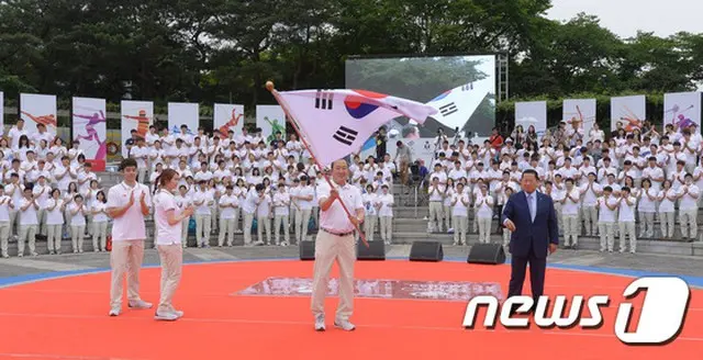 国際大会である「2015光州夏季ユニバーシアード（以下、光州U大会）」開幕が2日後に迫り、韓国選手団は善戦を誓った。