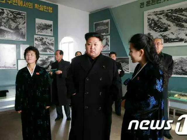 北朝鮮の金正恩（キム・ジョンウン）第1書記が「反米対決戦」の象徴的な空間である新川博物館を現地視察したと23日、朝鮮中央通信が報じた。（提供:news1）
