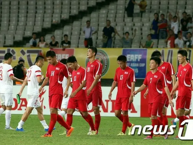 「2015東アジアサッカー連盟（EAFF）東アジア杯」開催国の中国が北朝鮮を破り、大会初勝利をおさめた。