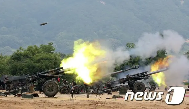 北朝鮮が漣川地域に駐屯中である韓国軍の対北拡声器に向けて射撃を加えたことが確認されている中、韓国軍は住民に緊急避難令を下した。（写真は韓国軍の射撃訓練の様子 / 提供:news1）