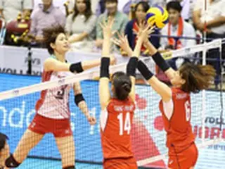 ＜バレーボール＞日韓戦で完敗の韓国女子代表「2セット目のチャンスが悔しい」