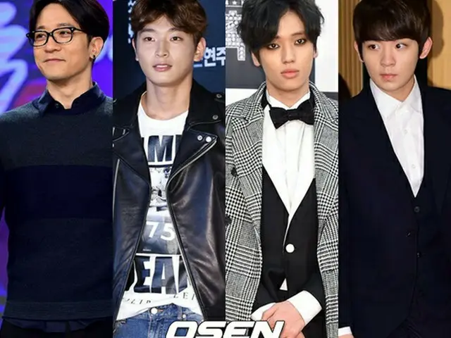アレックス、ジヌン（2AM）、ニエル（TEENTOP）、リッキー（TEENTOP）が、KBSのバラエティー番組「出発ドリームチーム」のタイ編に出演することになった。（提供:OSEN）