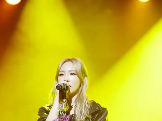 韓国ガールズグループ「少女時代」のテヨン（26）が初のソロコンサートを終えた。（提供:news1）
