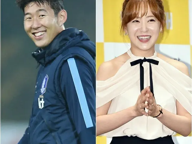 韓国サッカー代表でトッテナム所属のソン・フンミン（23）が、ガールズグループ「AFTERSCHOOL」元メンバーで現在は女優として活動中のユ・ソヨン（29）と交際していることがわかった。
