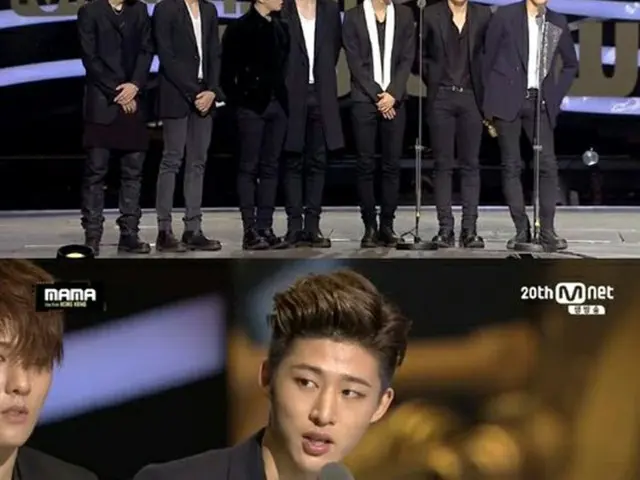 YGエンタテインメントからの新人グループ「iKON」が男性新人賞を受賞した。（提供:OSEN）