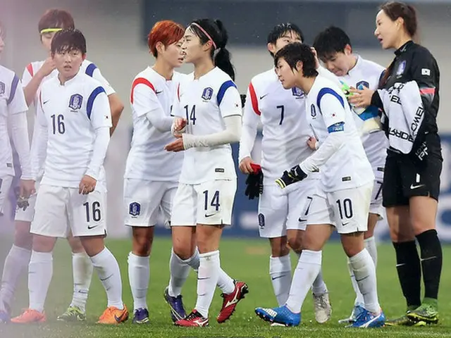 韓国女子サッカー代表が4か国親善大会を3位で終えた。（提供:OSEN）