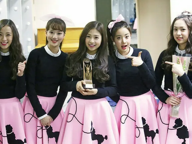 韓国ガールズグループ「APRIL」が「第22回大韓民国芸能芸術賞」で新人賞を受賞した。（提供:news1）
