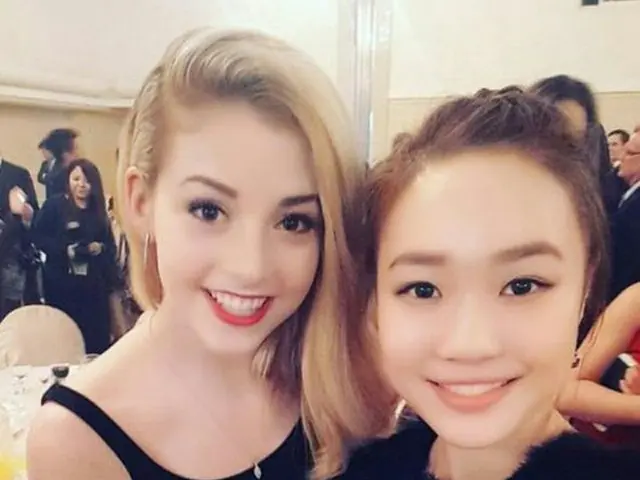 韓国の女子フィギュアスケート選手パク・ソヨンとグレイシー・ゴールドが親交を誇示した。（提供:OSEN）