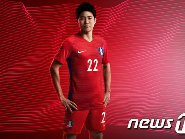 サッカー韓国代表の新たなユニフォームが発表された。