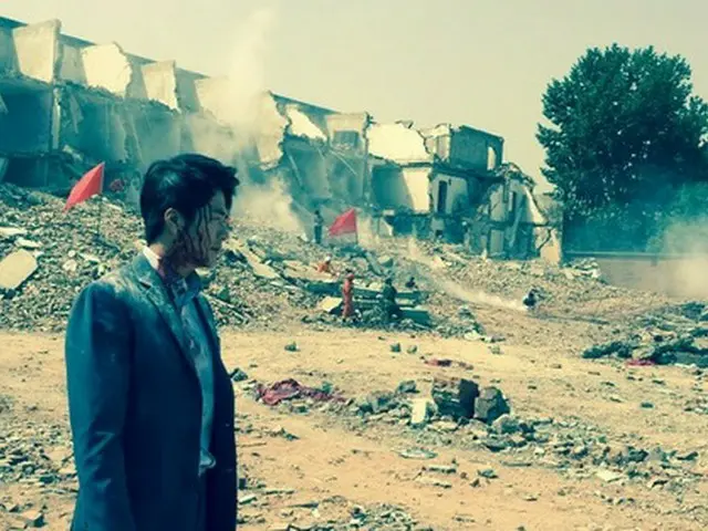 俳優クォン・サンウ、”血だらけ”の姿公開… 中国ドラマ「帰ってきた愛」のワンシーン（提供:news1）
