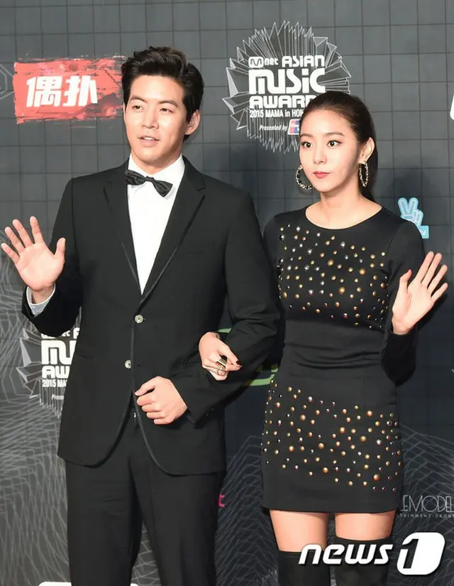 韓国俳優イ・サンユンが、ガールズグループ「AFTERSCHOOL」ユイとの熱愛について直接口を開いた。（提供:news1）