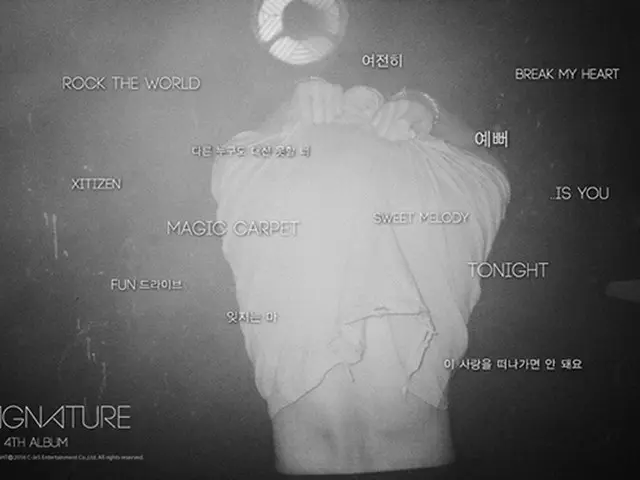 韓国歌手キム・ジュンス（JYJ）の4thアルバム「XIGNATURE」トラックリストが公開された。（提供:OSEN）