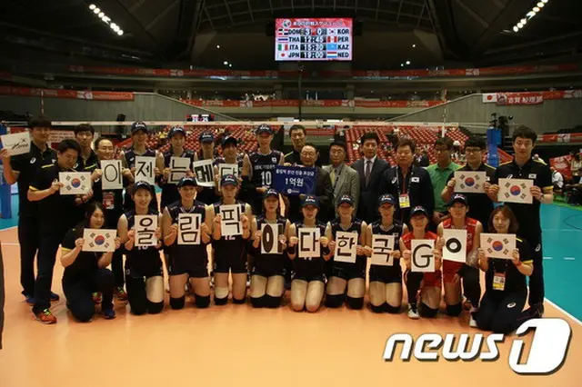 韓国女子バレーボール代表（FIVBランキング9位）が2016リオデジャネイロオリンピックで開催国ブラジル（3位）、ロシア（4位）、日本（5位）、アルゼンチン（12位）と組別予選を戦う。