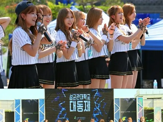 韓国ガールズグループ宇宙少女（Cosmic Girls）が大学学園祭で熱い反応を得ている。（提供:news1）