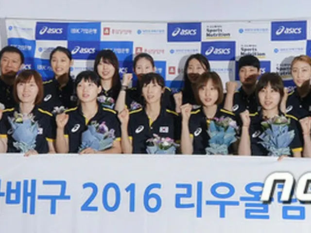 ＜女子バレー＞韓国代表チーム、リオ五輪前にオランダで合宿